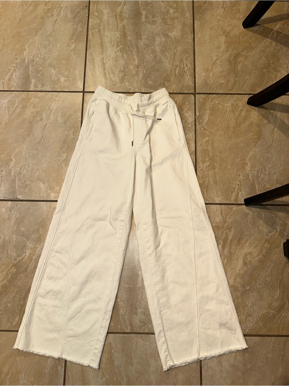 Cream Aerie Wide Leg Pants Size XS